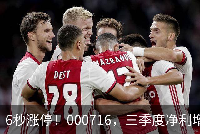 6秒涨停！000716，三季度净利增长近40倍